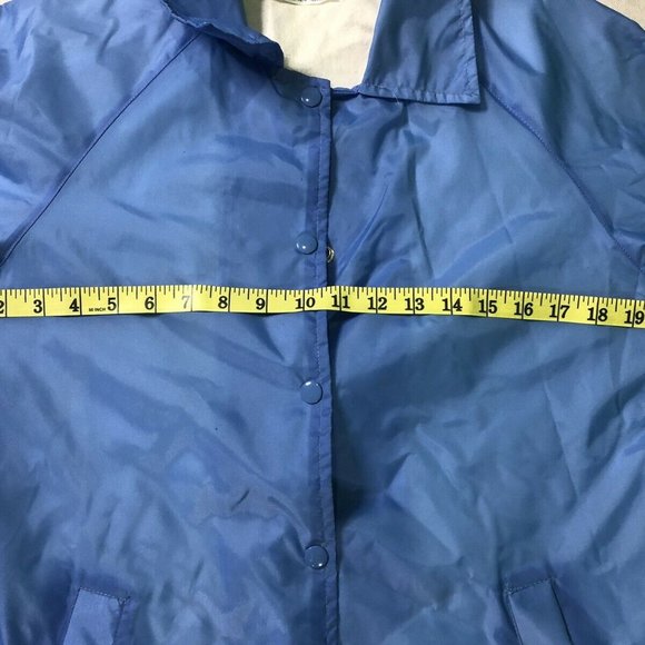 Vintage 90s Current Seen Light Blue Windbreaker - Picture 10 of 11